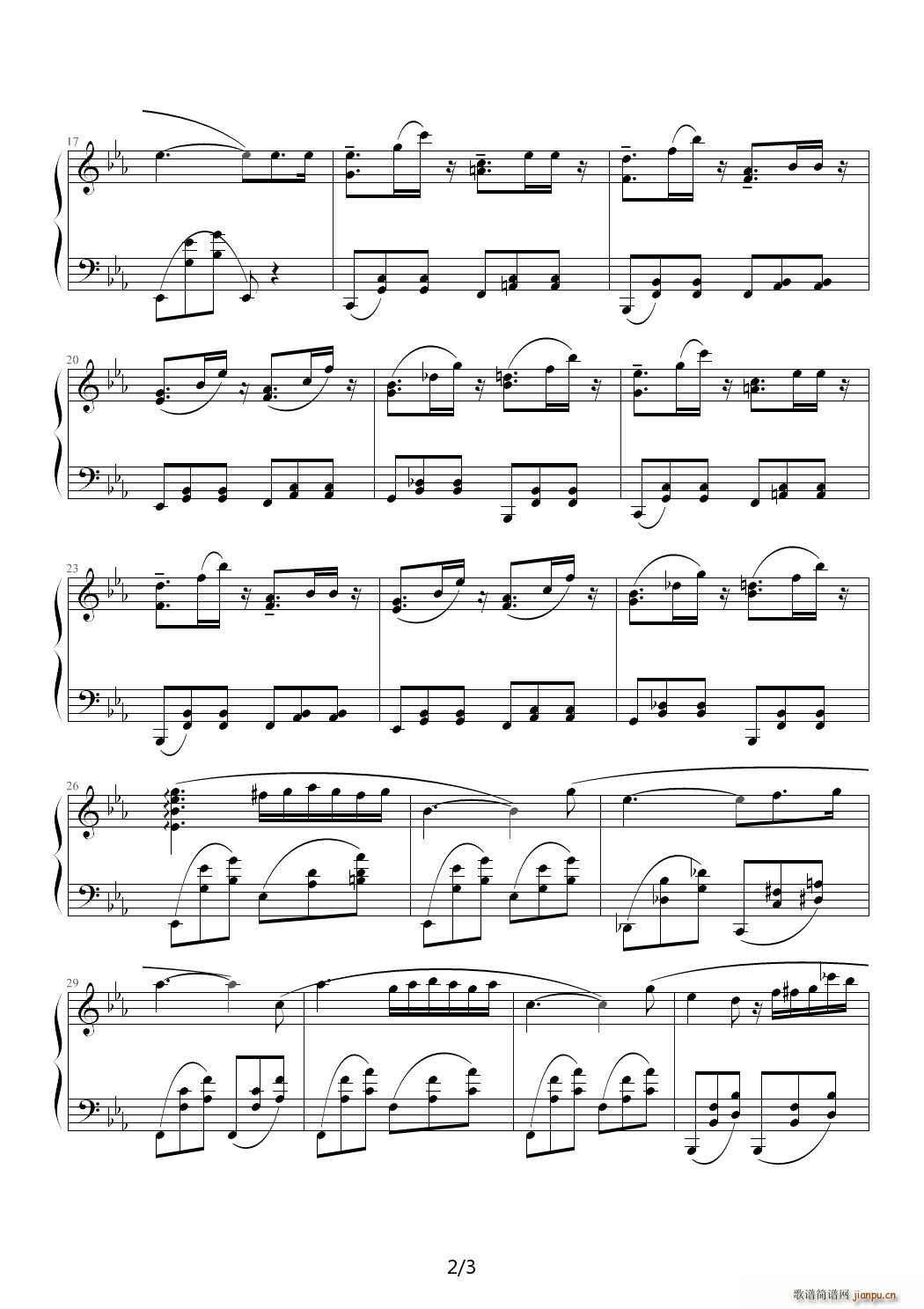 夜曲 纪念肖邦 降E调2