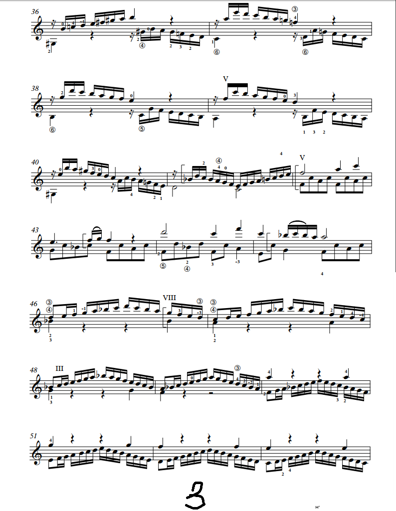 Mozart Piano Sonata K 545（古典吉他）_Ekachai Jealakul3