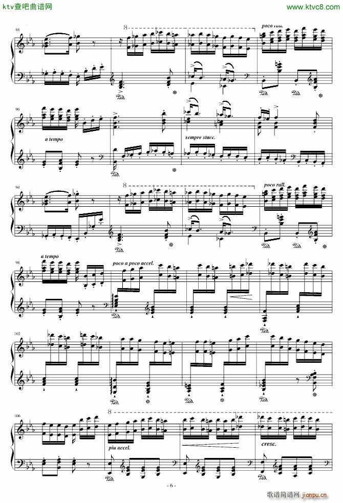 匈牙利狂想曲第4号 华丽而动听的狂想曲_李斯特6