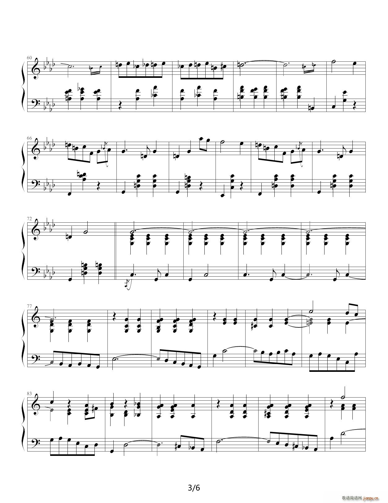 肖邦圆舞曲Op643 降A调3