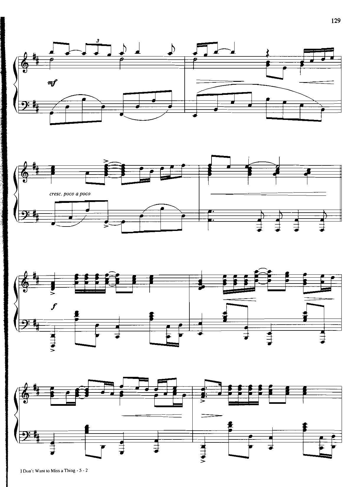 I DON T WANT TO MISS A THING(Dan Coates 流行情调 集)2