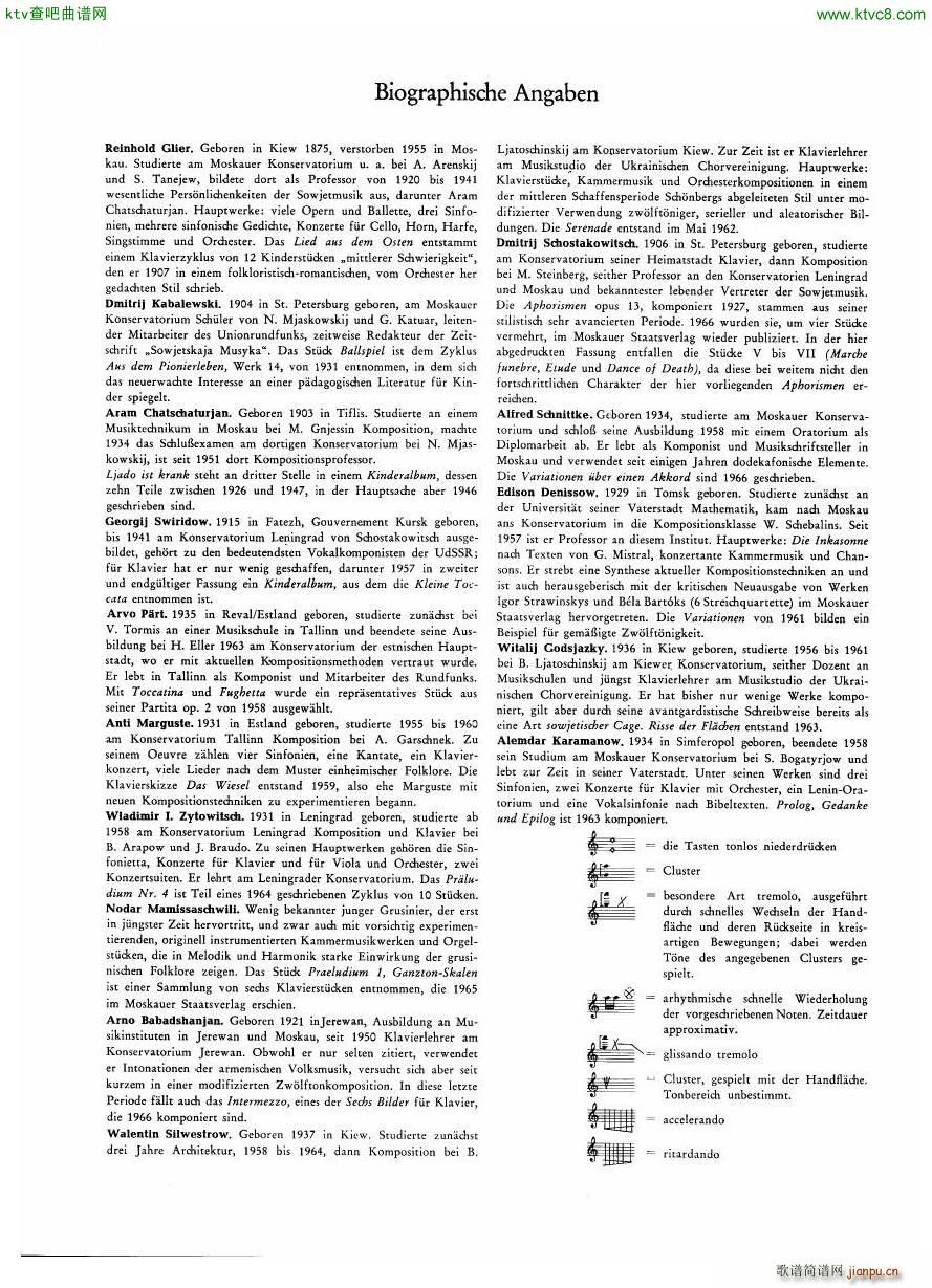 Neue sowjetische Klaviermusik Gerig Book 128
