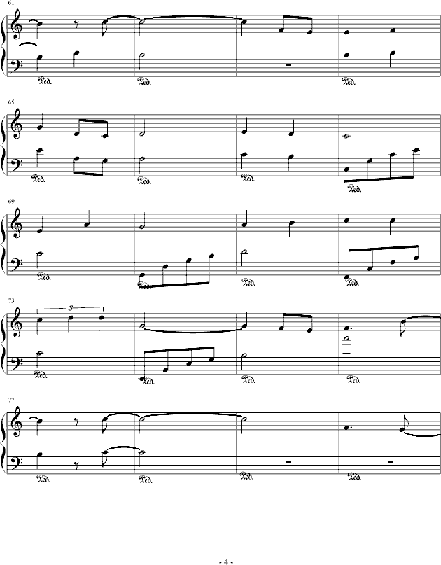 for linda-钢琴谱(钢琴曲)-wang934