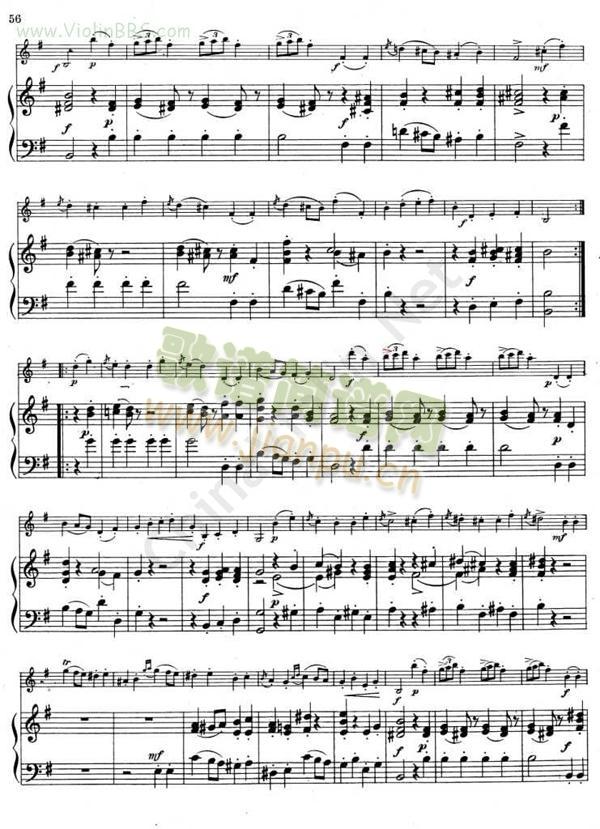 VERACINI《MINUET》钢琴伴奏谱2