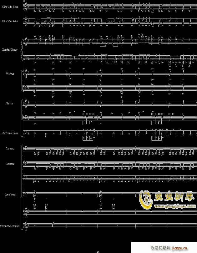 】初音ミク】千本�@ - 震撼总谱 -_初音未来12