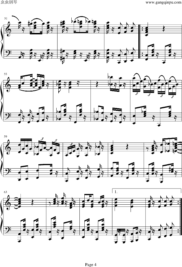 致爱丽丝-新版-钢琴谱(钢琴曲)-未知分类4