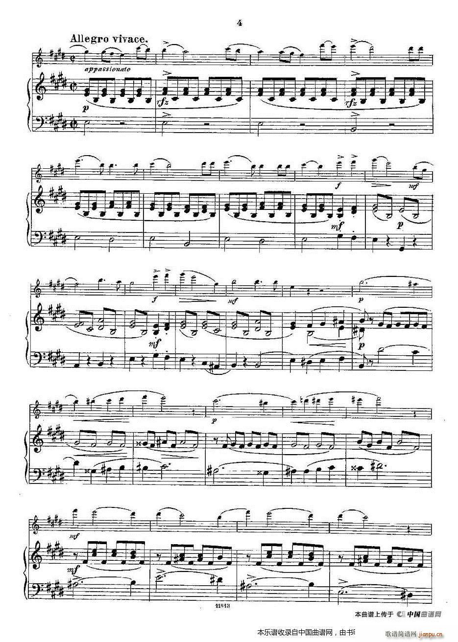 Opern-Transcriptionen Op 45-1（长笛 钢琴伴奏） 长笛谱4