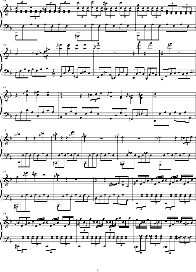 安魂曲-钢琴谱(钢琴曲)-吴越3