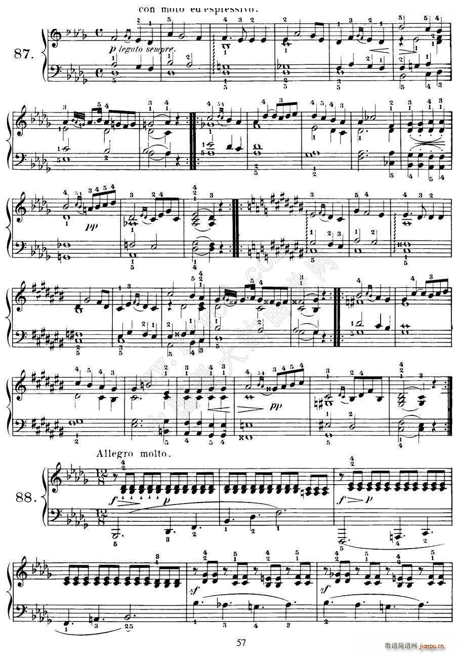 Czerny - 100 Progressive Studies Op 139（84―90）2