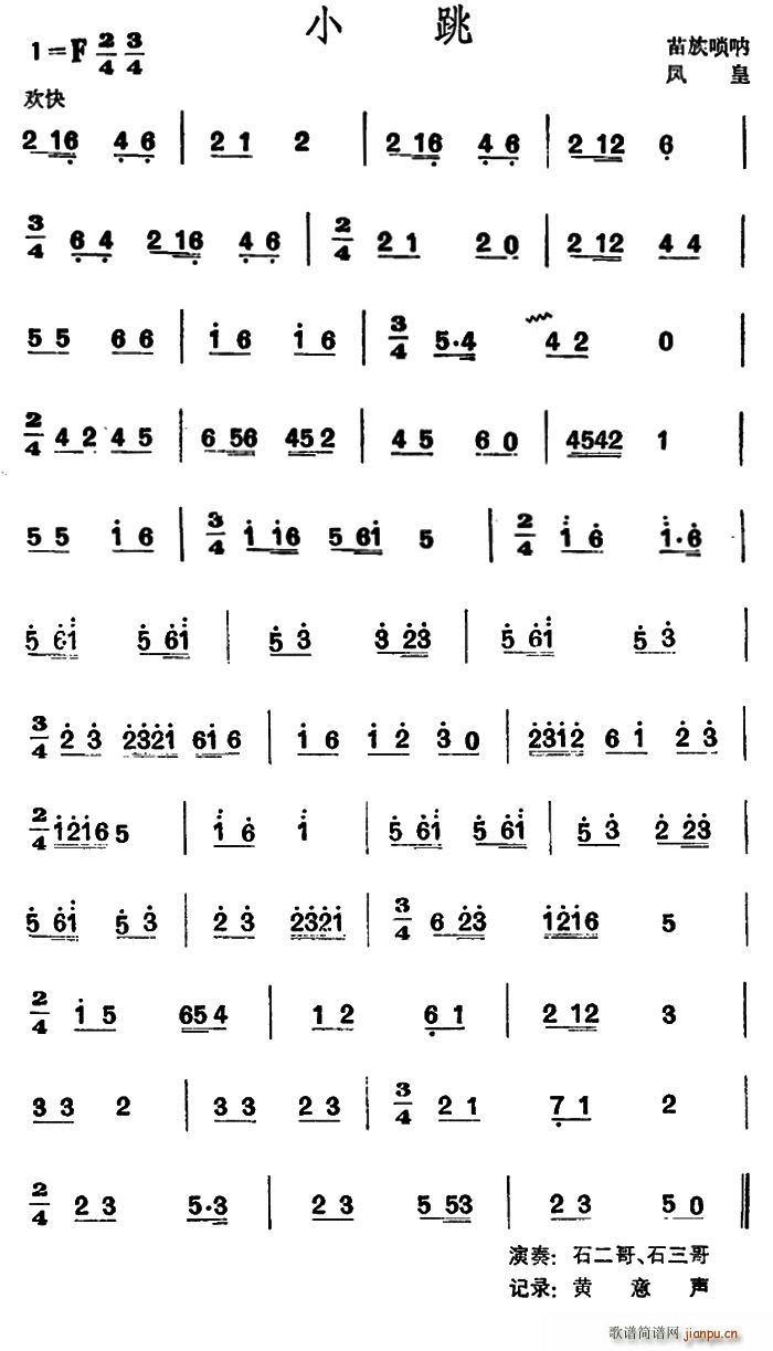 小跳 （苗族唢呐）1