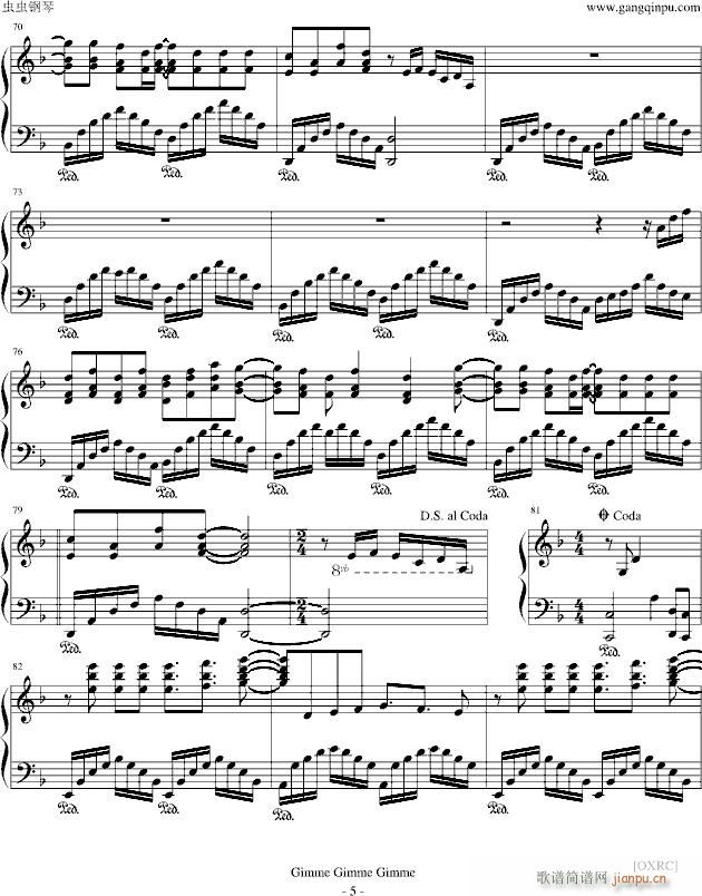 OXRC Gimme Gimme Gimme 吉米吉米吉米_克莱德曼5