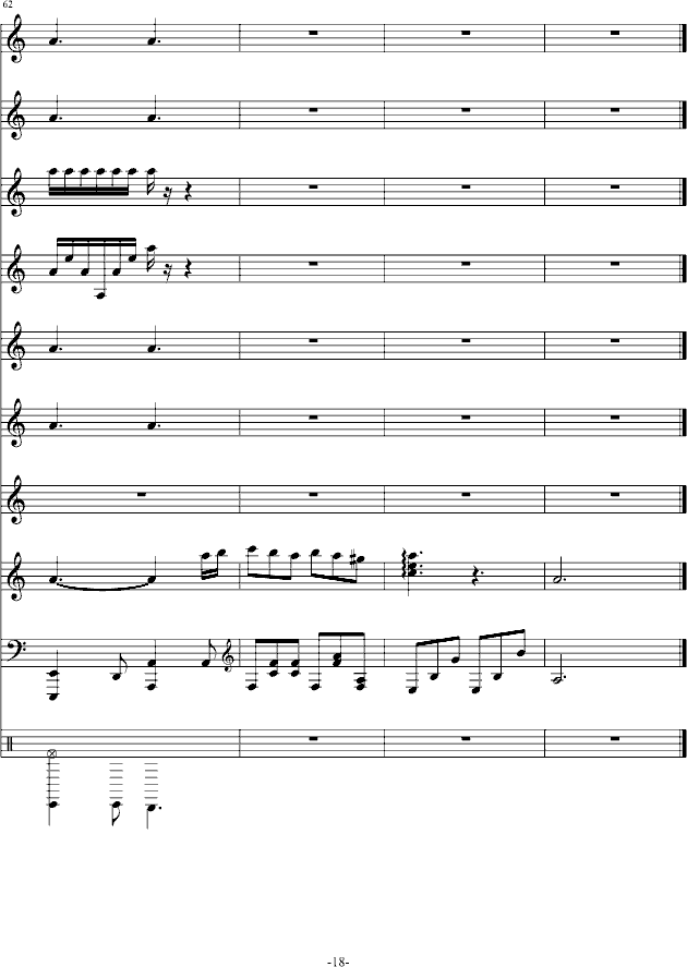 回想迷宫（冷饭流）-钢琴谱(钢琴曲)-升c小调18