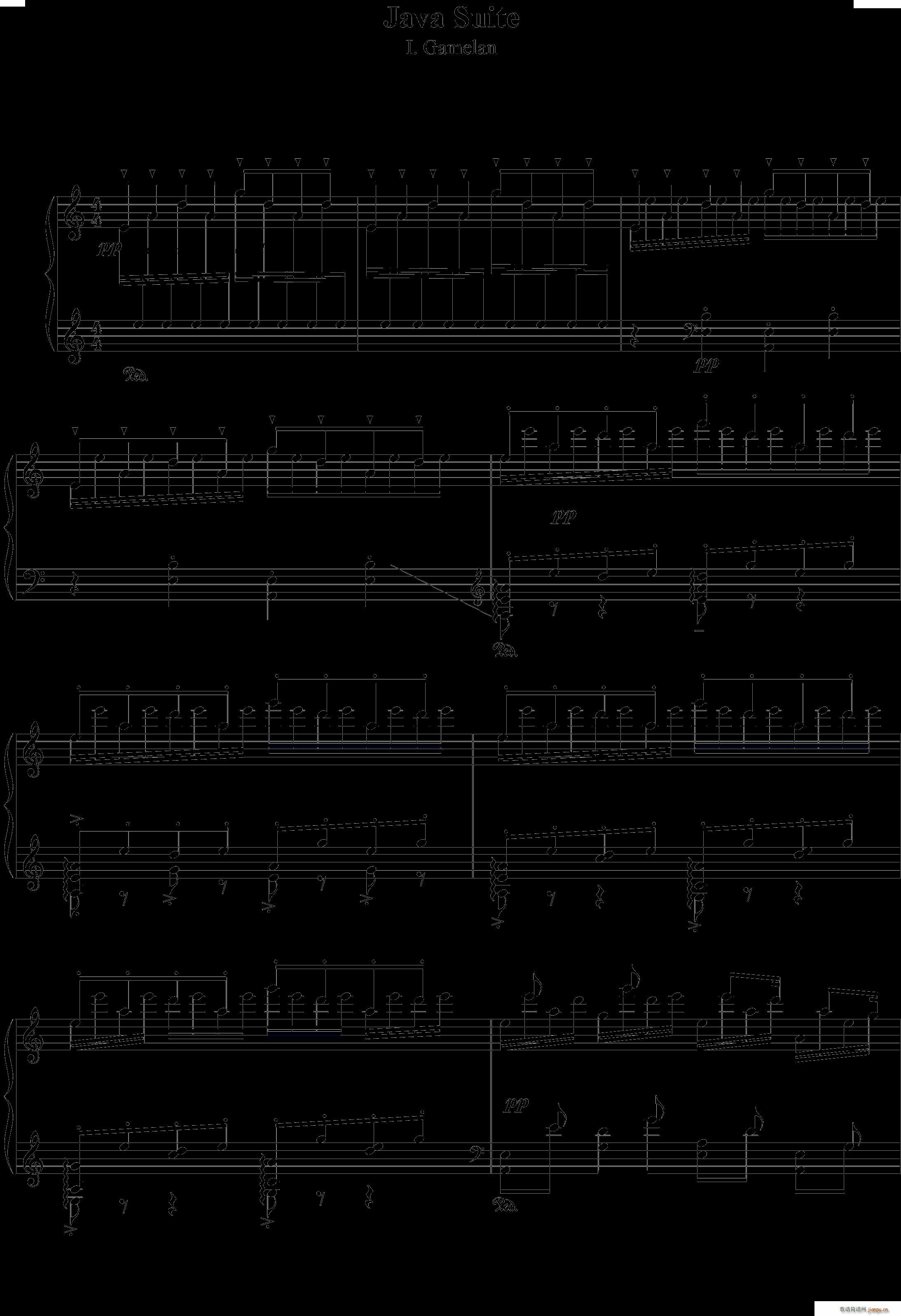 《爪哇组曲》第一首_戈多夫斯基1