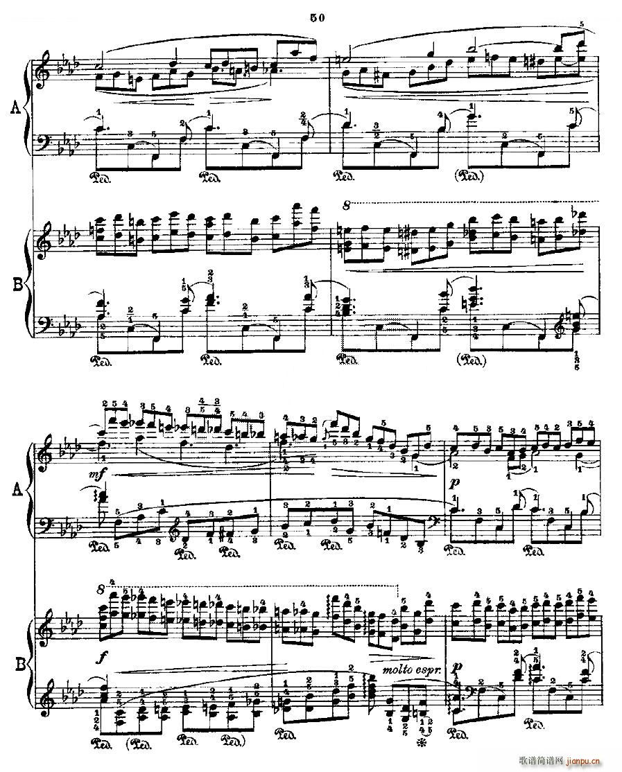 肖邦《练习曲》Fr Chopin Op 25 No2-312
