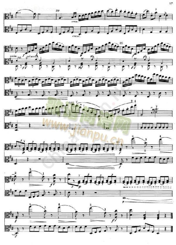 BRUNI《Sonata II.》( I.) 【I. II.中提琴】4