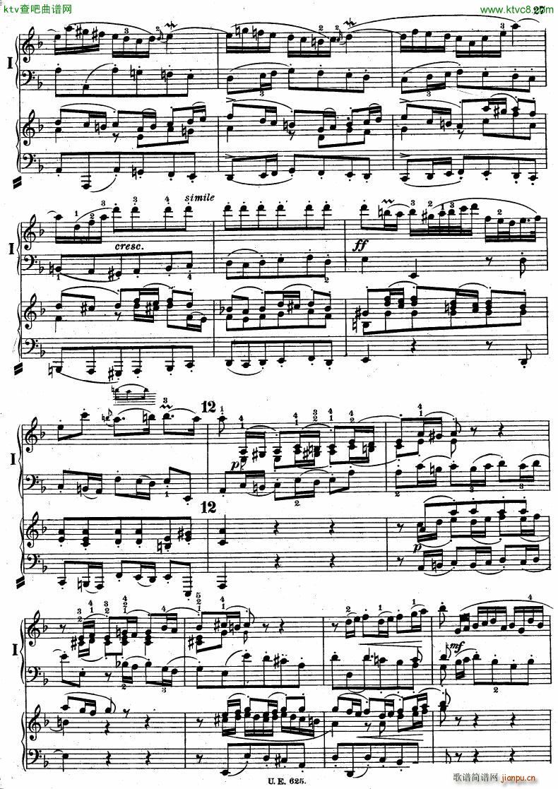 Bach JS BWV 1052 Keyboard Concerto in d ed R ntgen28
