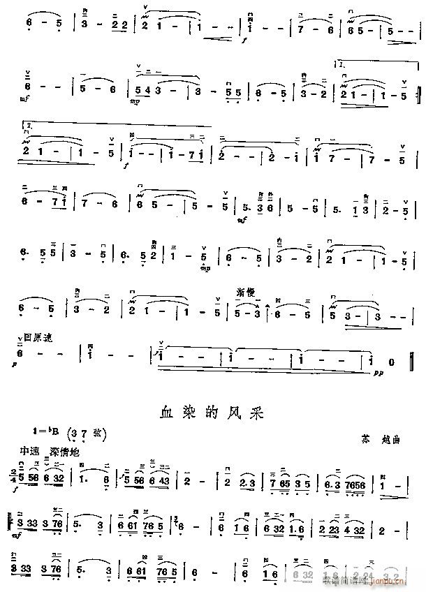 二胡演奏抒情歌曲100首 一9