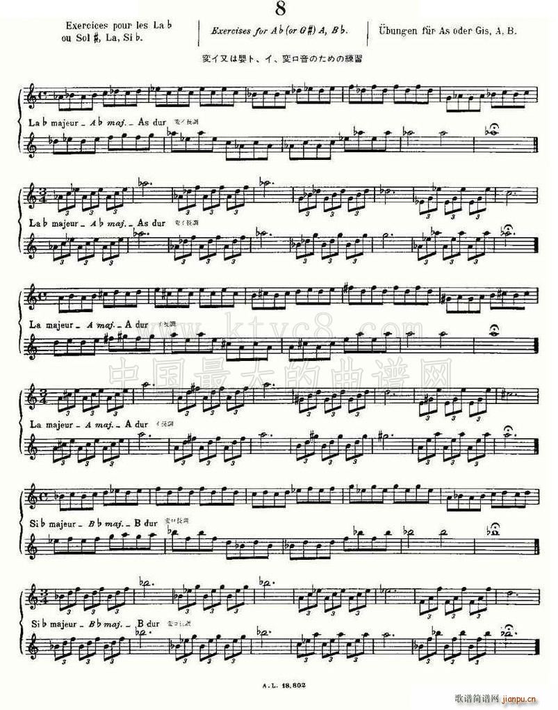 初级练习之8 Alphonse Ludec Debutant Flutiste2