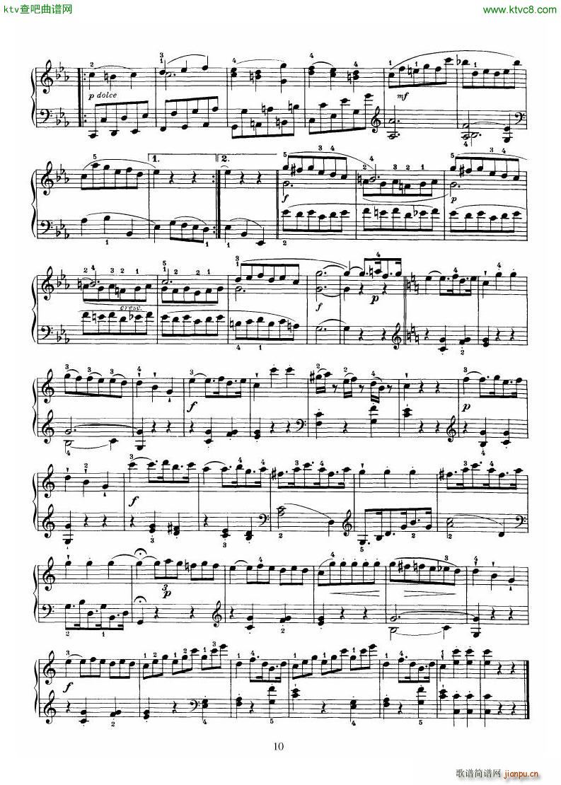 Haydn Piano Sonata No 35 In C10