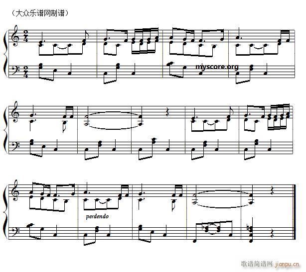 印尼民歌 宝贝(儿童钢琴小曲)2