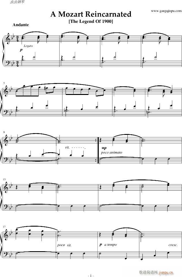 海上钢琴师1900-A Mozart Reincarnated完美原版_海上钢琴师1