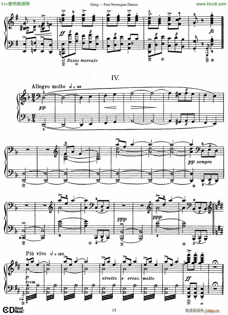 Grieg Four Norwegian Dances15