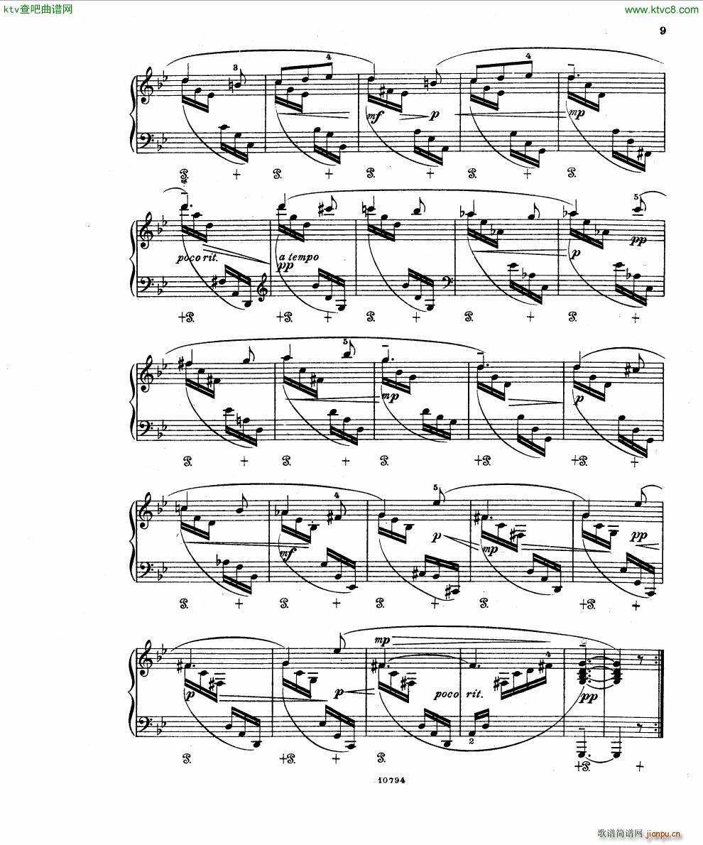 Fuchs Robert Improvisation pour clavier op 117
