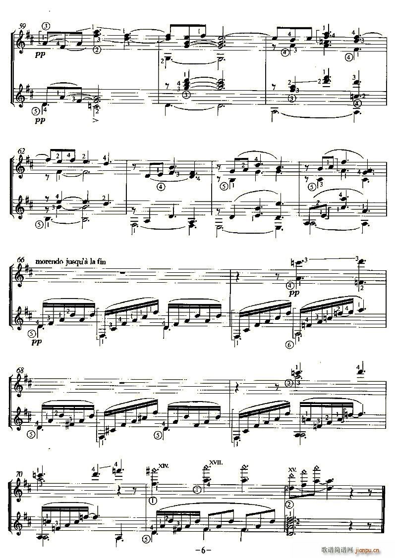 CLAIR DE LUNE（双吉他）6