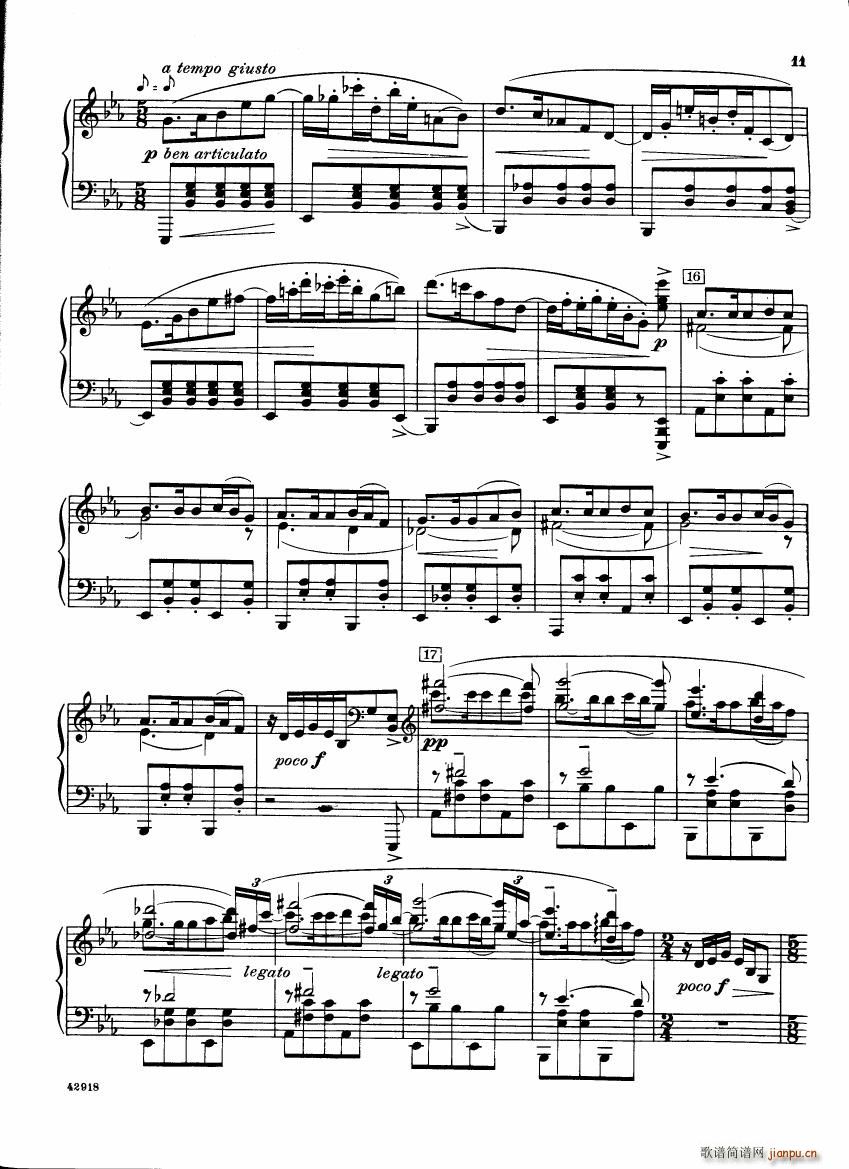 Barber op 28 Souvenirs piano solo11