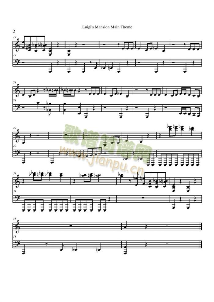 Luigis Mansion - Main Theme2