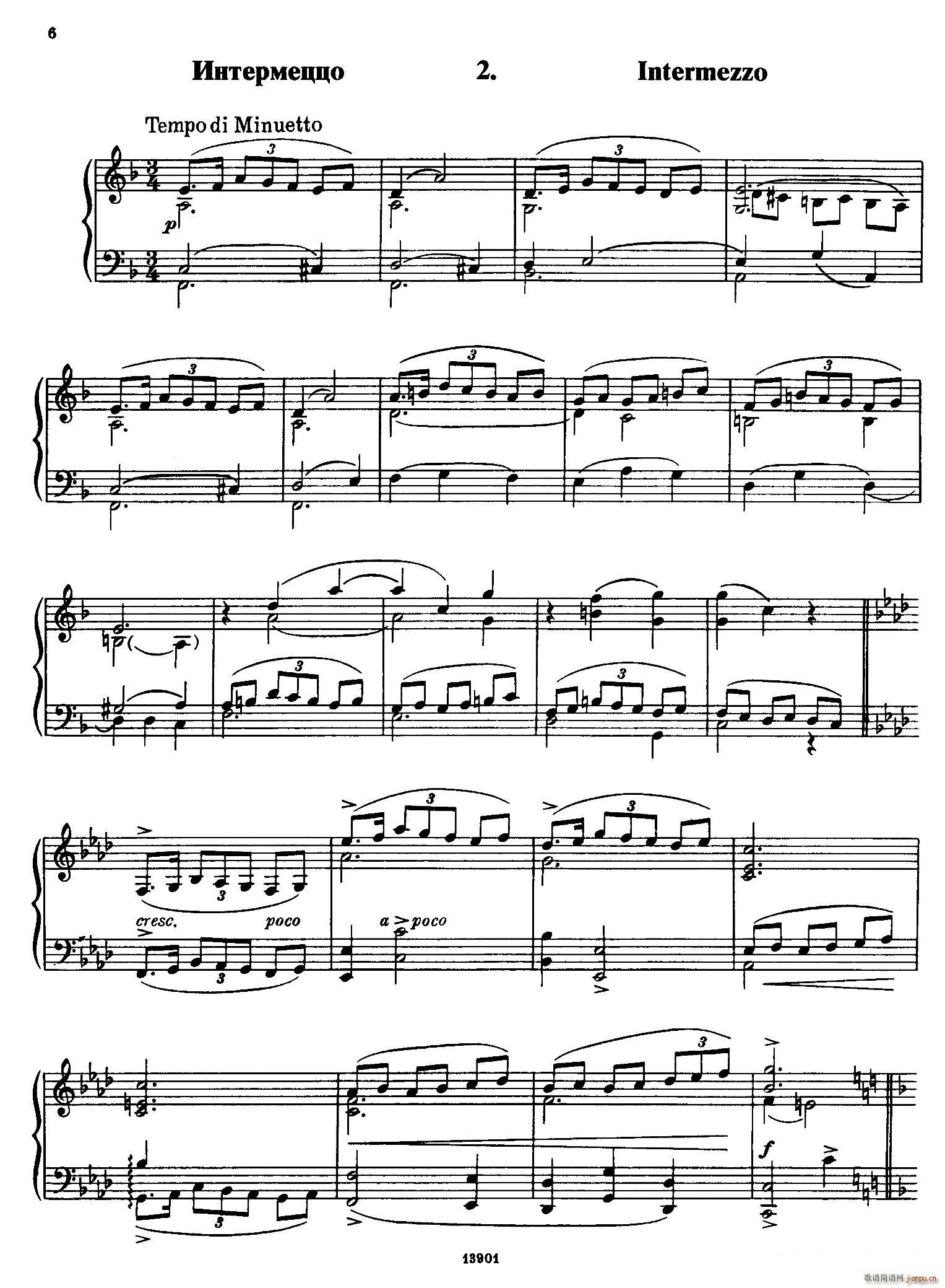 Little Suite（小组曲 2 间奏曲）1