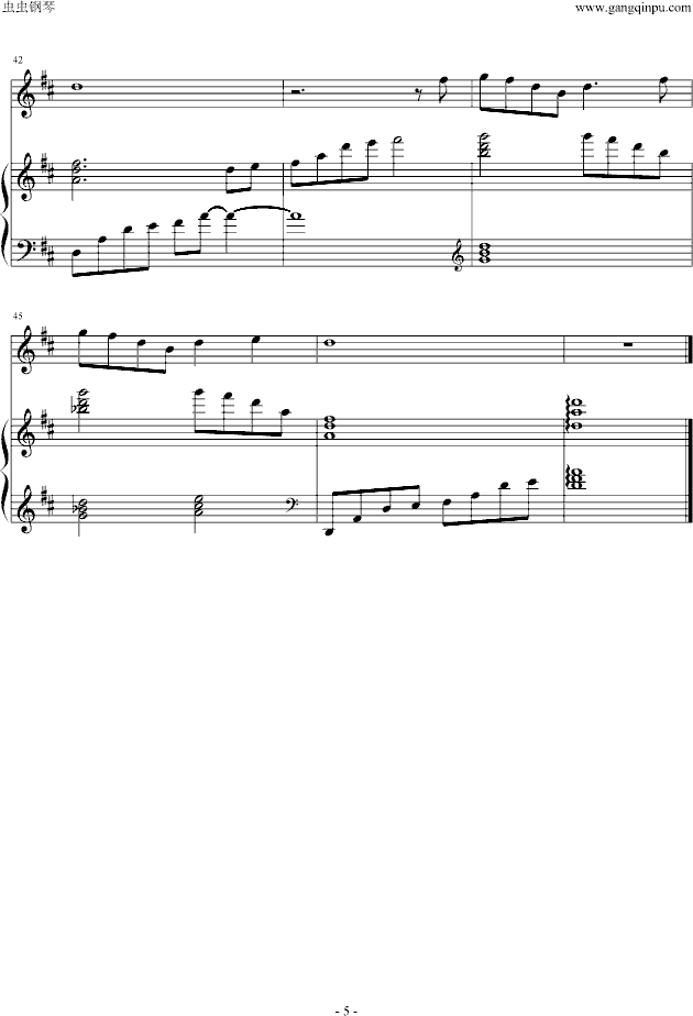 我愿意（弹唱版）-钢琴谱(钢琴曲)-zhoucong0095