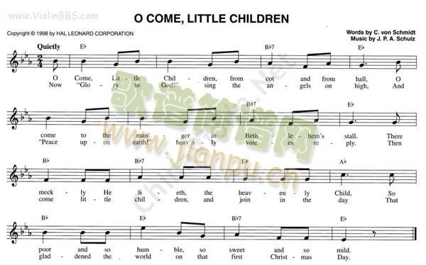136.O COME, LITTLE CHILDREN1