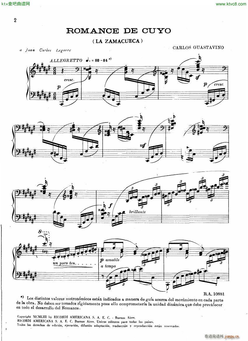 Guastavino Romance De Cuyo1