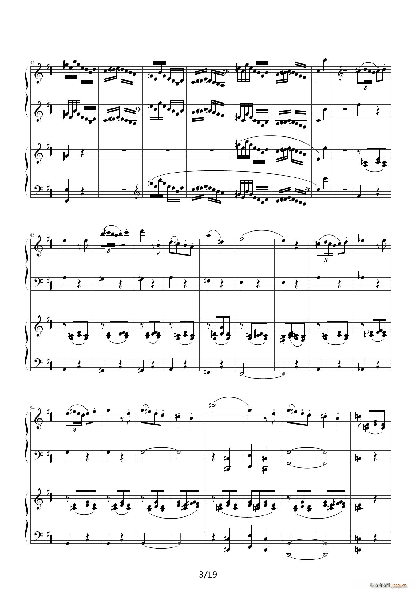 莫扎特D大调双钢琴奏鸣曲K448第三乐章3