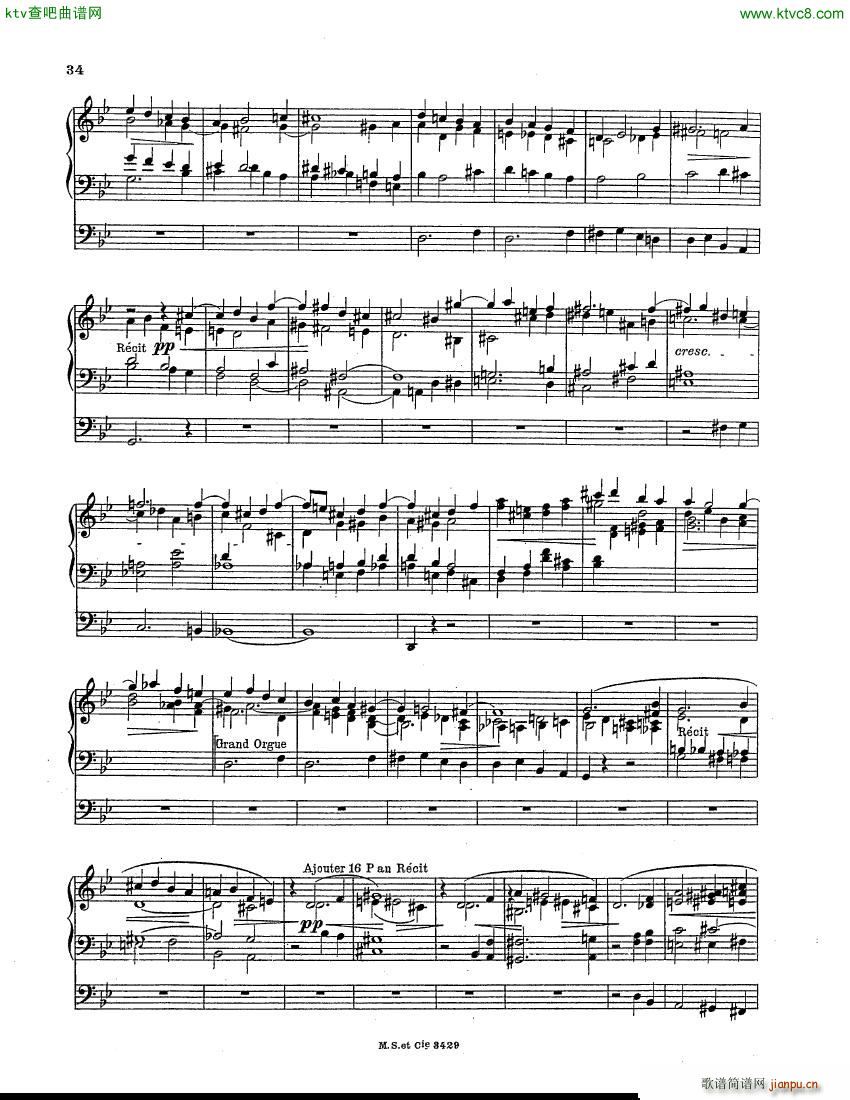 Berthier Paul Variations pour Grand orgue5