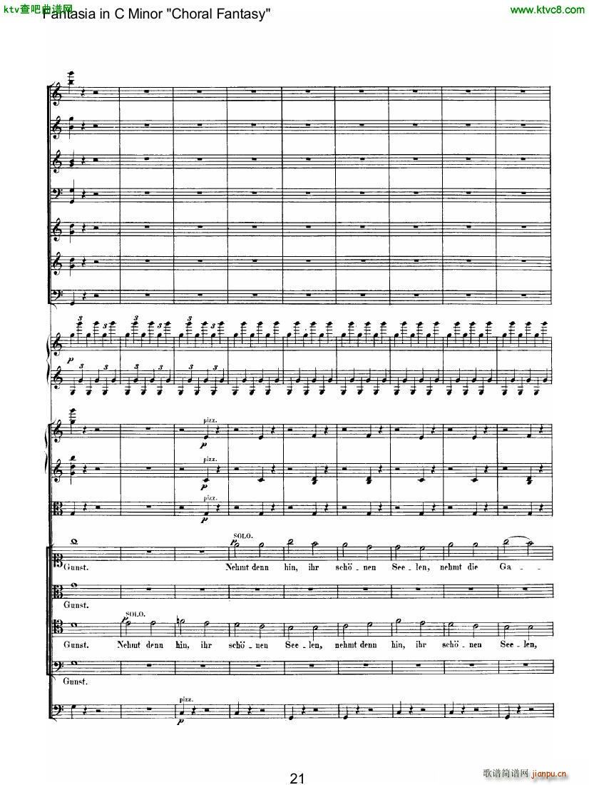 Beethoven op 80 Choral Fantasy 二6