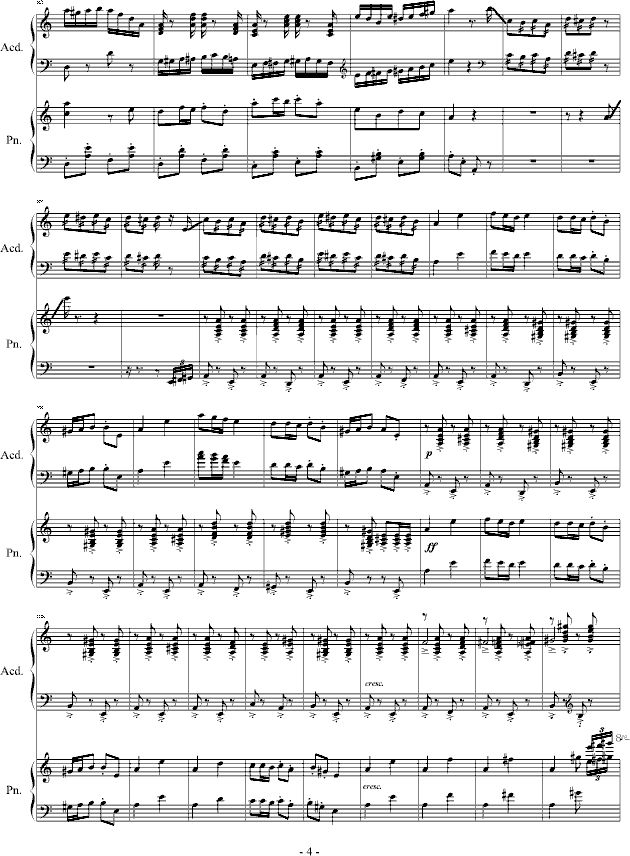 Soviet March（苏维埃进行曲）-钢琴谱(钢琴曲)-齐少凡4