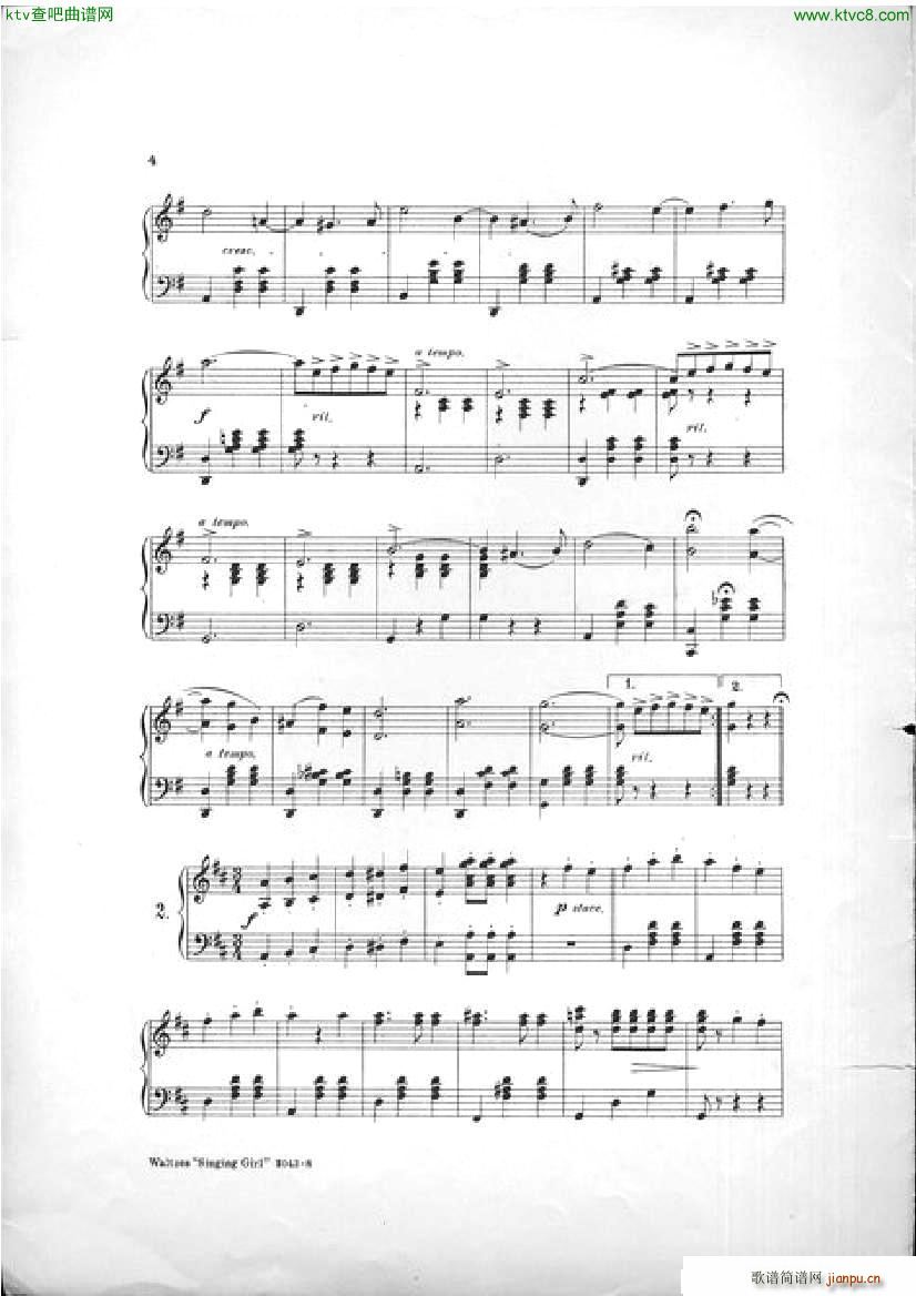 Victor Herbert The Singing Girl 1 Waltzes3