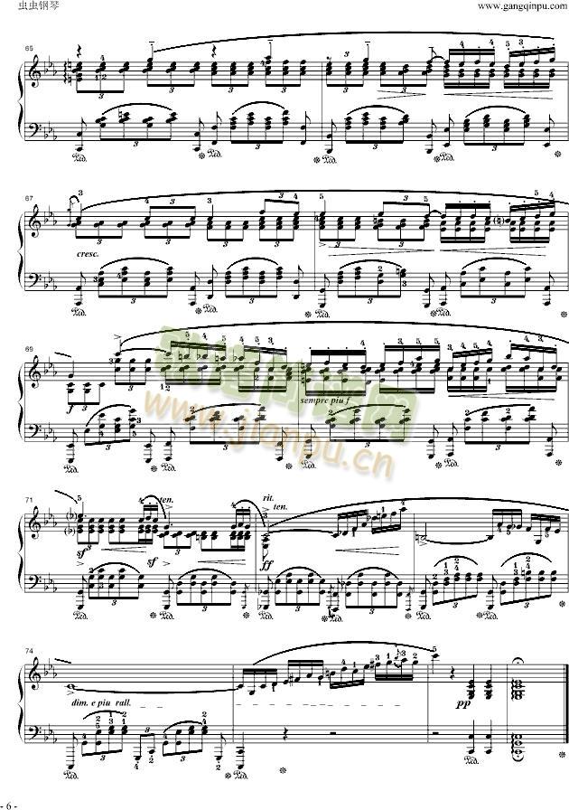 肖邦c小调夜曲 Op.48 No.16