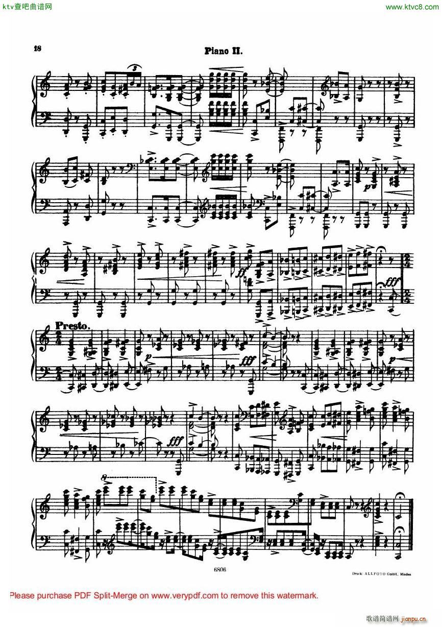 Arensky op 23 Suite No 2 Silhouettes39