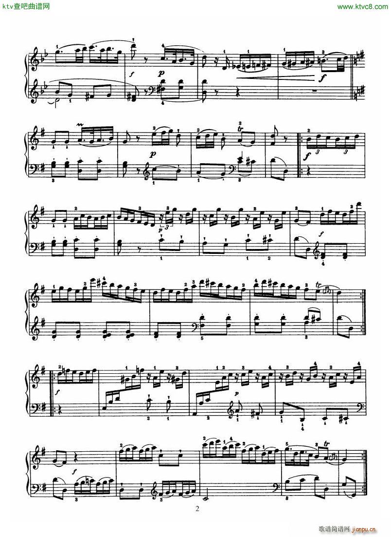 Haydn Piano Sonata No 39 In G2