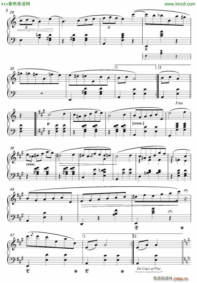 肖邦a小调玛祖卡 WN 60_肖邦 chopin2