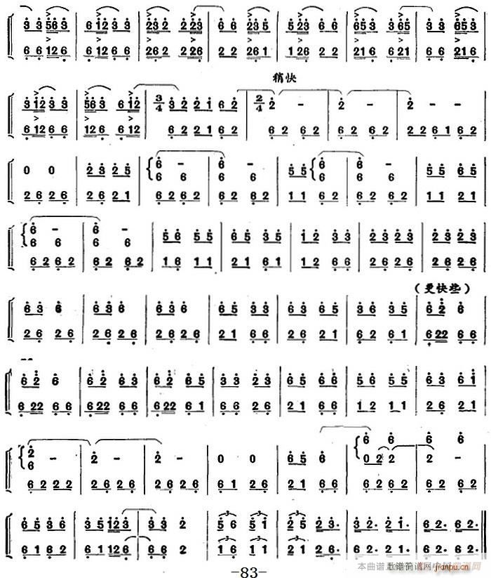 彝族民间乐曲 口弦曲（五）_布拖县 俄底子日2