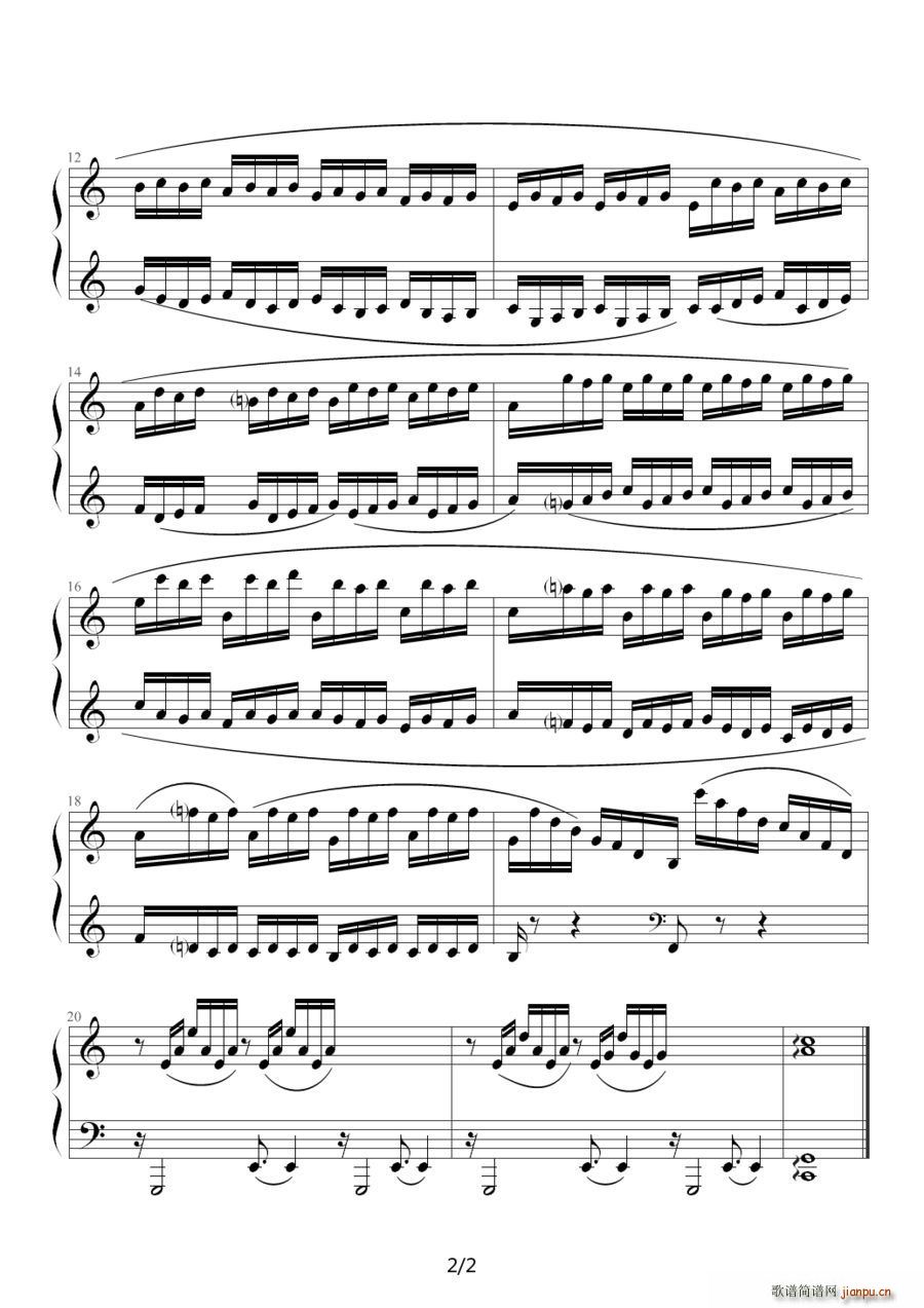 卡拉莫(60首钢琴练习曲NO 1)2