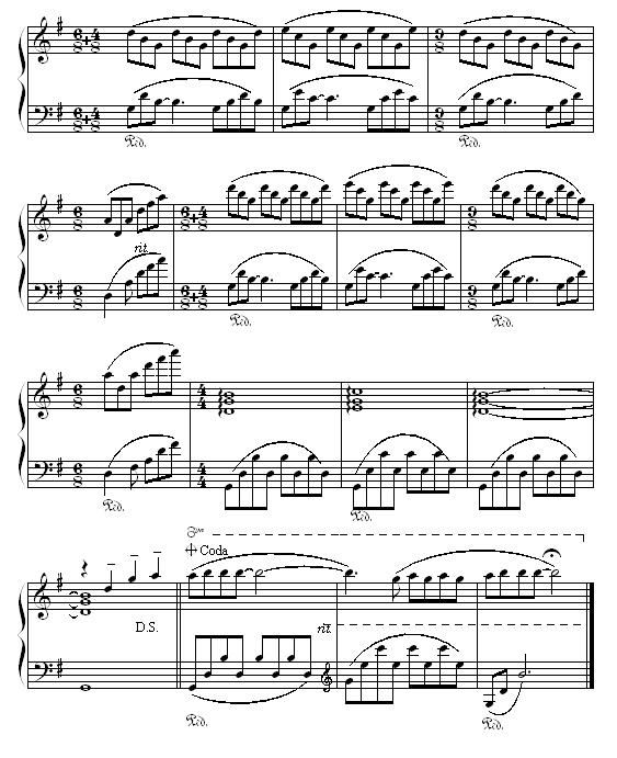 童年的回忆-钢琴谱(钢琴曲)-克莱德曼4