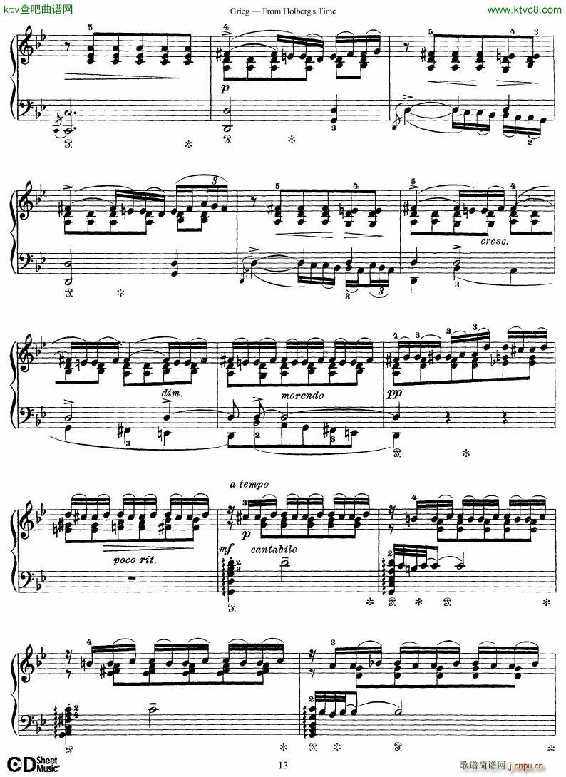 Grieg From Holberg s Time 1 513