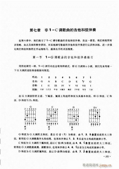 吉他弹唱初级乐理与技法101-1201