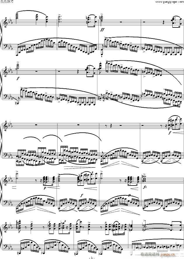 练习曲-Etude OP 10 No12（革命）_肖邦 chopin3