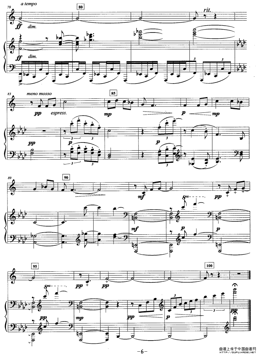 奏鸣曲（一）（圆号+钢琴）P61